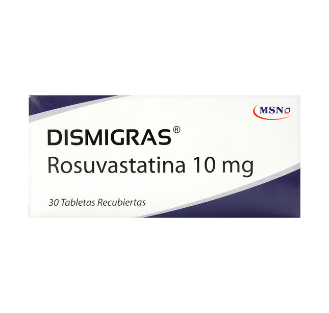 Dismigras 10 Mg 30 Tabletas