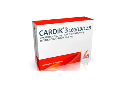 Cardik 3 160/10/12.5 30 Tabletas