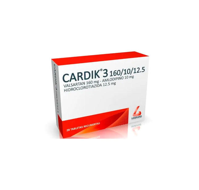Cardik 3 160/10/12.5 30 Tabletas