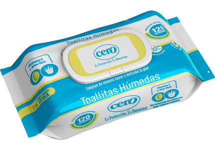 Toalla Humedas Cero Bebes 120 Unidades