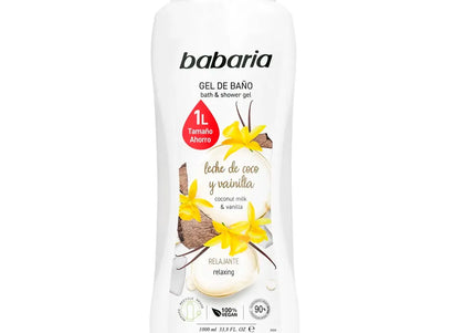 Gel De Bano Coco-Vainilla Babaria 1000Ml