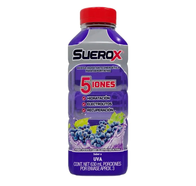 Suerox Bebida Hidratante Energética Uva 630 Ml