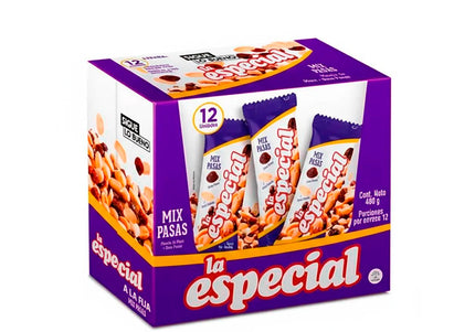 Mani La Especial Mix Pasas 420 Gr 12 Und