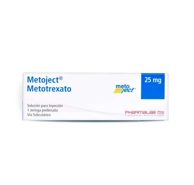 Metoject 25Mg Solucion Inyectable 1 Jeringa