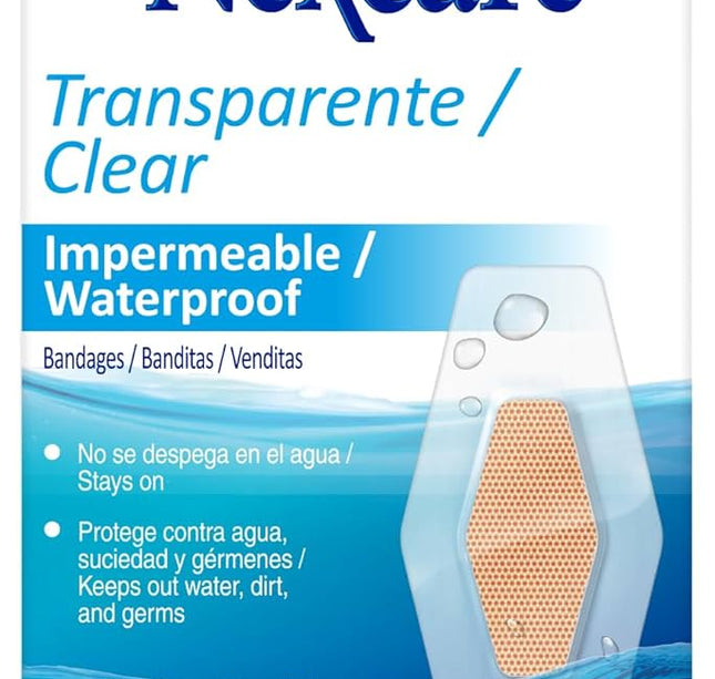 Banditas Nexcare 3M Transparte 15 Unidades