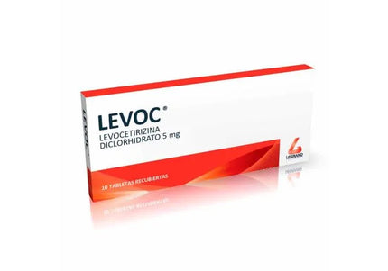 Levoc 5 Mg 10 Tabletas