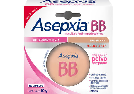 Polvo Compacto Asepxia Bb Natural