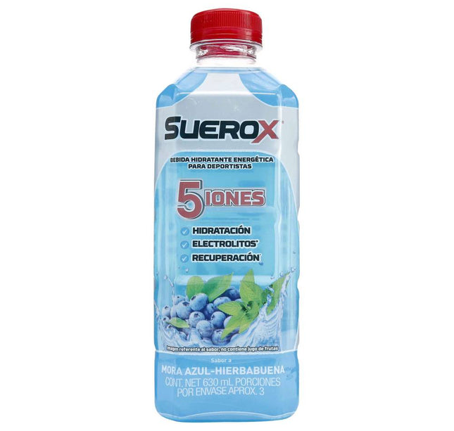 Suerox Bebida Hidratante Energética Mora Azul 630 Ml