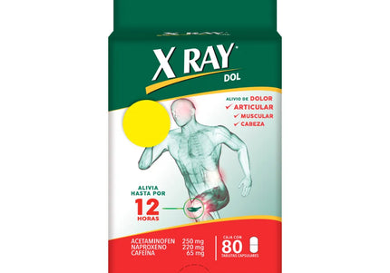 2X-Ray Dol 80 Tabletas