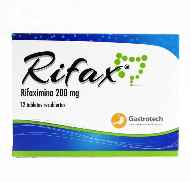 Rifax 200 Mg 12 Tabletas