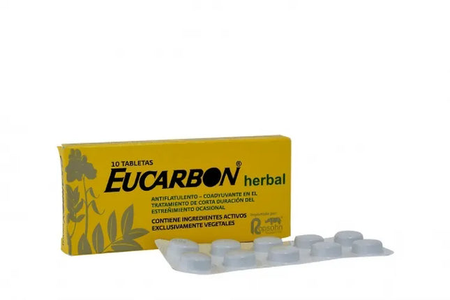 Eucarbon Herbal 10 Tabletas
