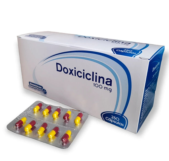 Doxiciclina 100 Mg 250 Cap Coa