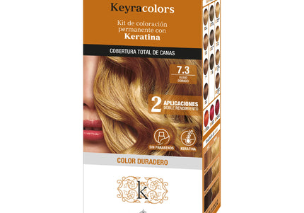 Tinte Keyra Kit 7.3 Rubio Dorado