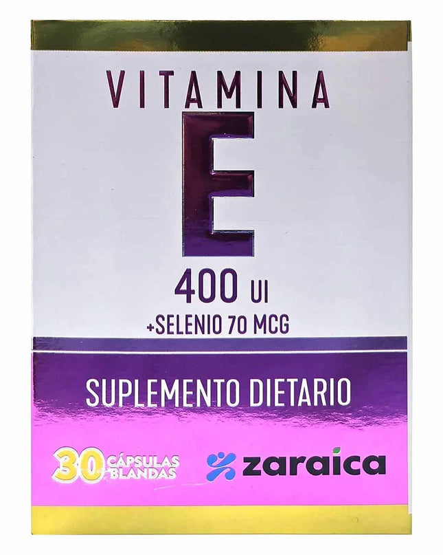 VITAMINA E 400 UI+SELE.70 MCG 30 CAPS.