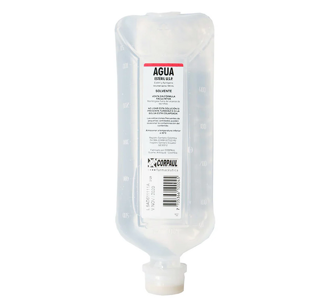 Agua Destilada Corpaul 500 Ml