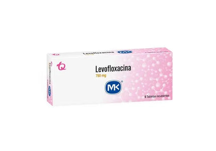 Levofloxacina 750 Mg 5 Tabletas Mkpae