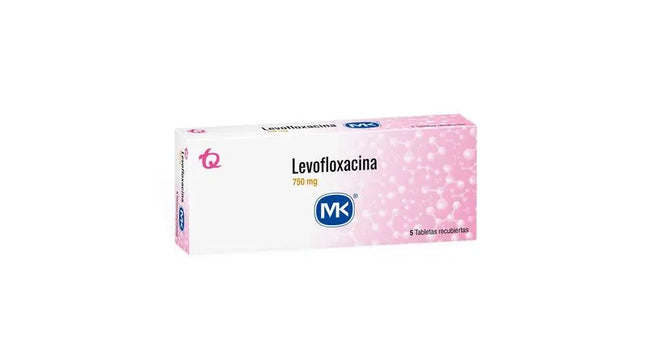 Levofloxacina 750 Mg 5 Tabletas Mkpae