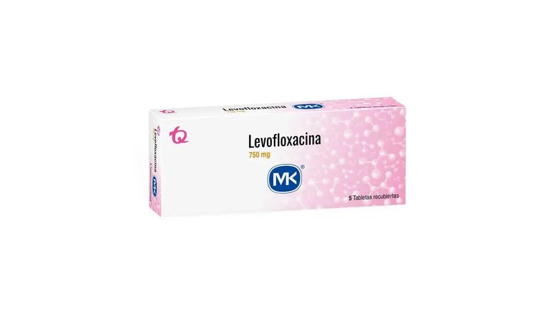 Levofloxacina 750 Mg 5 Tabletas Mkpae