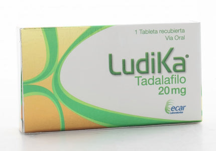 Ludika Tadalafilo 20 Mg 1 Tableta