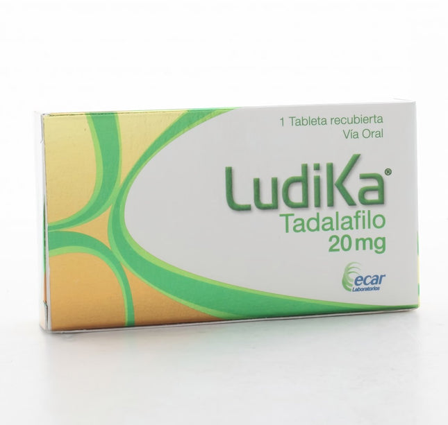 Ludika Tadalafilo 20 Mg 1 Tableta