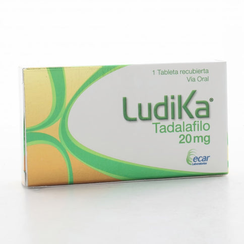 Ludika Tadalafilo 20 Mg 1 Tableta