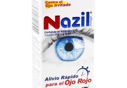 Nazil Ofteno (Nafazolina Clorhidrato 1Mg/Ml)5Ml