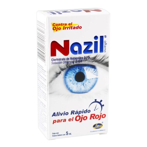Nazil Ofteno (Nafazolina Clorhidrato 1Mg/Ml)5Ml