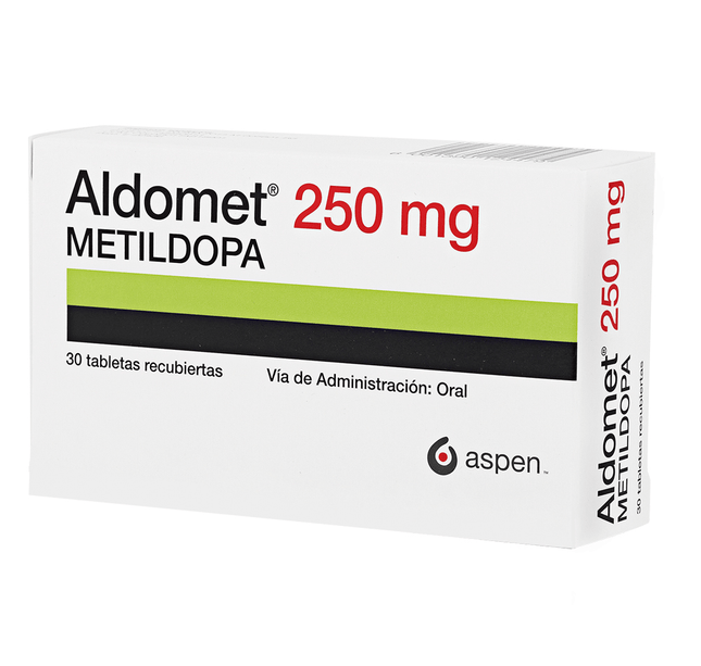 Aldomet 250 Mg 30 Tabletas