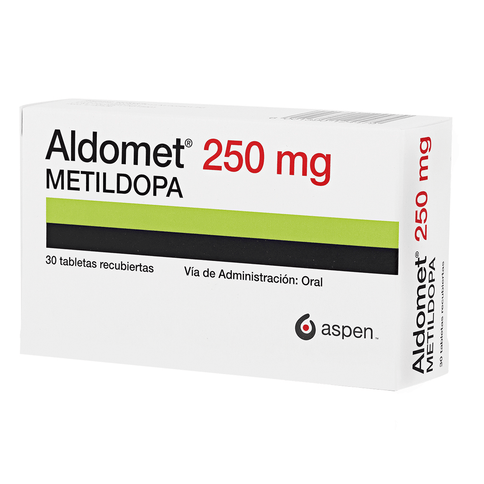 Aldomet 250 Mg 30 Tabletas