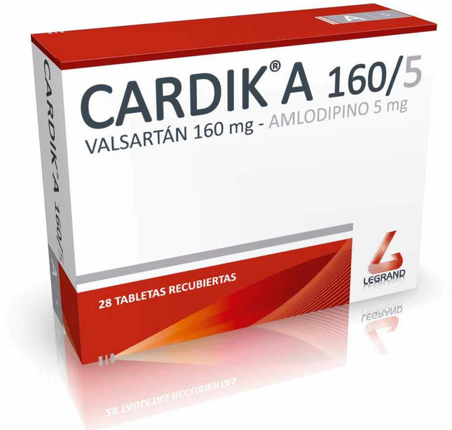 Cardik A 160/5 30 Tabletas