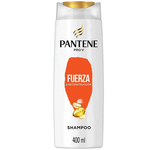 Shampoo Pantene Fuerza Reconstrucción 400 Ml
