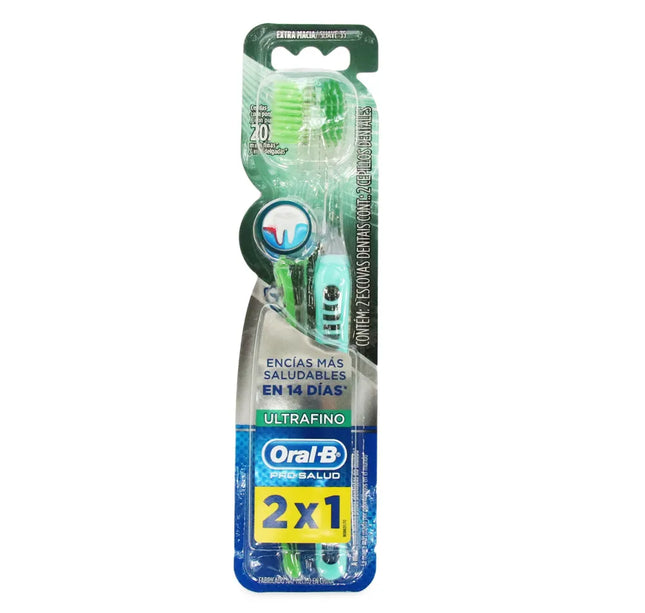 Cepillo Oral-B Suave Ultrafino  2X1