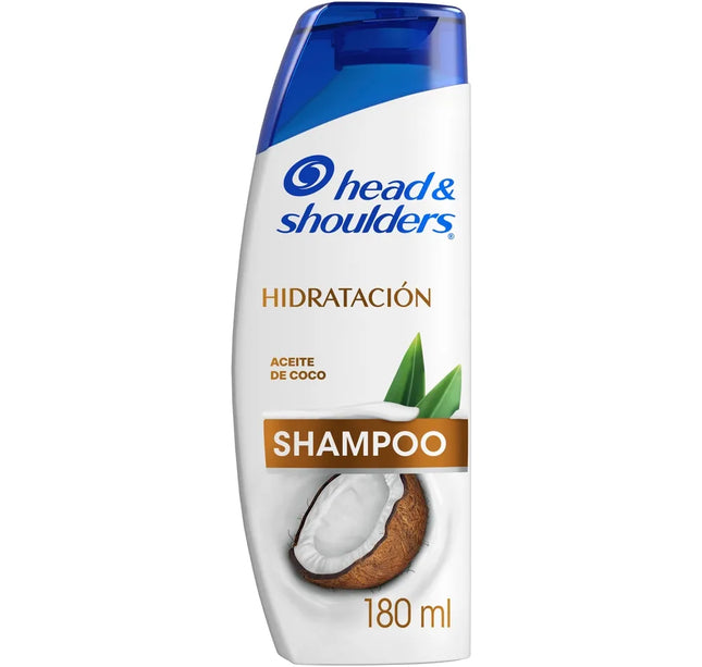 Shampoo Head-Shoulders Hidratación Aceite de Coco 180Ml