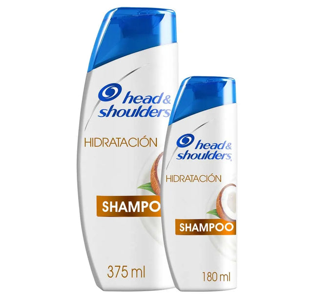 Shampoo Head-Shoulders Hidratación Aceite de Coco 375Ml+Champoo 180Ml