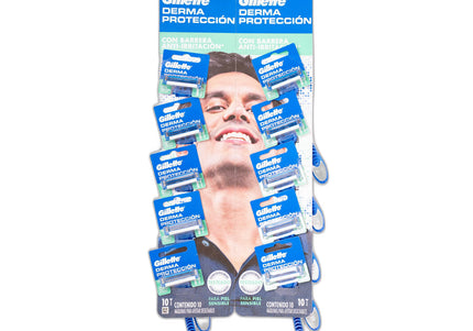 Maquina Prestobarba Derma Protección 10 Und