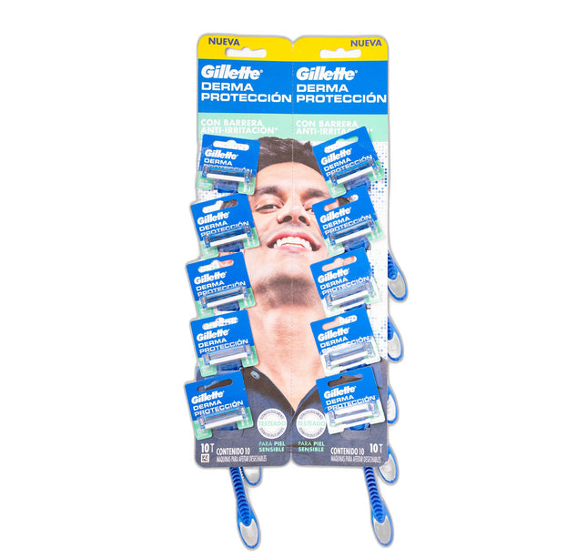 Maquina Prestobarba Derma Protección 10 Und