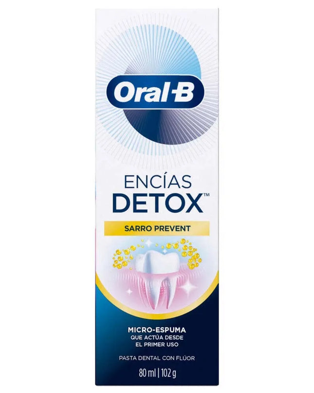 CREMA DENTAL ORAL B ENCIAS DETOX 80 ML