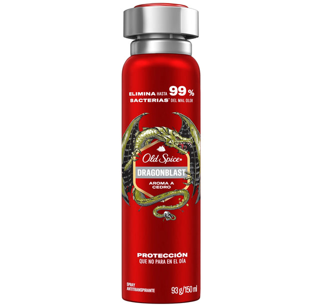 Desodorante  Old Spice Spray Dragonblast 93Gr