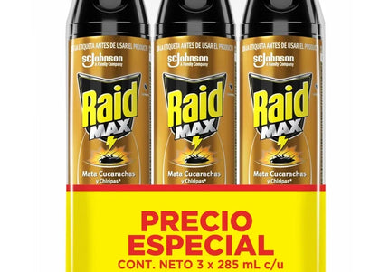 3 Raid Elimina Voladores 285 Ml
