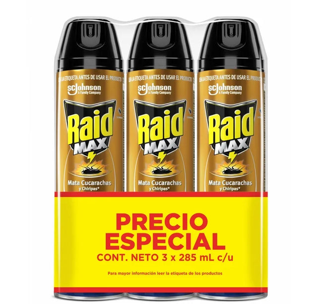3 Raid Elimina Voladores 285 Ml