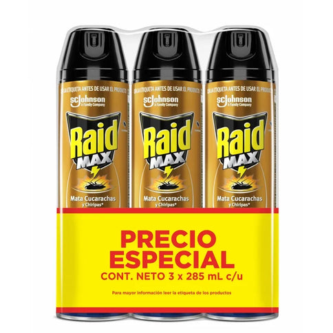 3 Raid Elimina Voladores 285 Ml