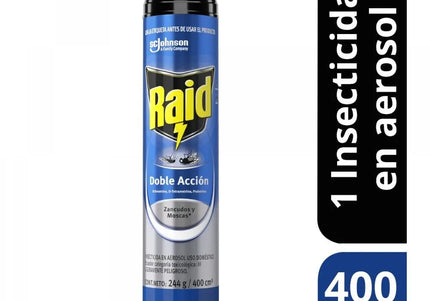 Raid Spray Doble Accion 400 Ml