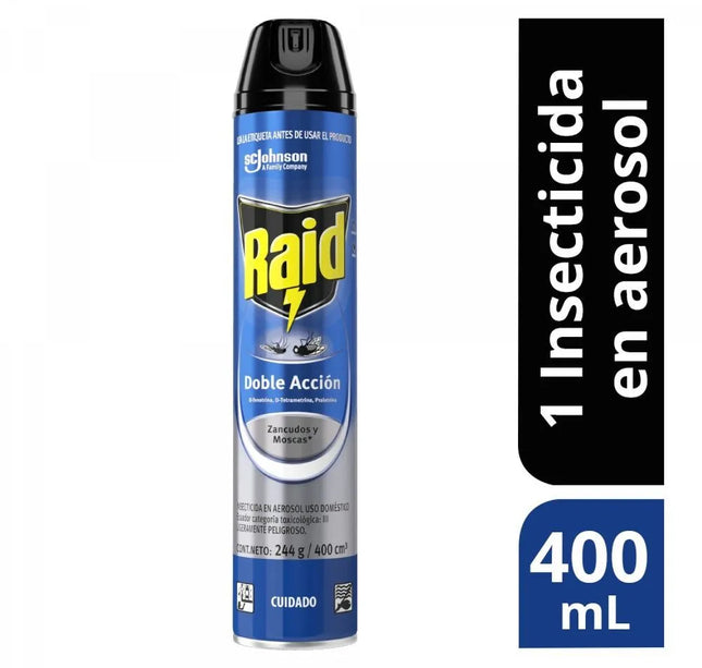 Raid Spray Doble Accion 400 Ml