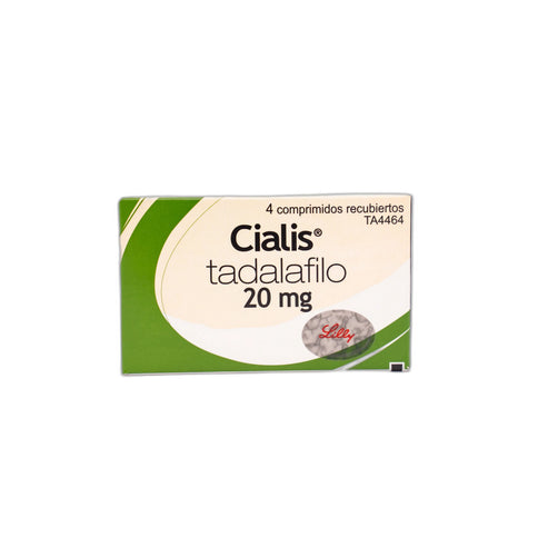 Cialis 20 Mg 4 Tabletas