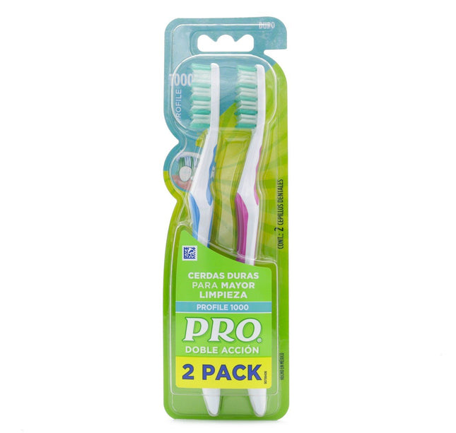 Cepillo Pro 1000 Adultos Doble Accion 2X1