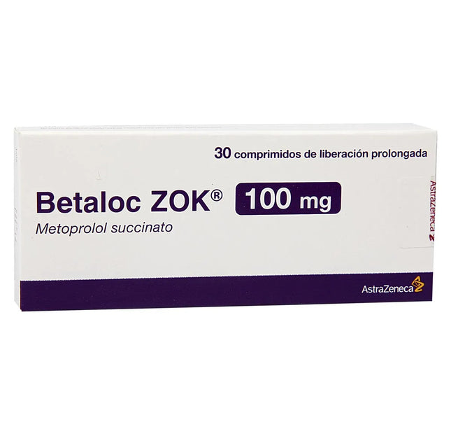 Betaloc Zok 100Mg 30 Tabletas