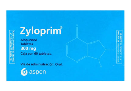 Zyloprim (Alopurinol) 300 Mg 60 Tabs