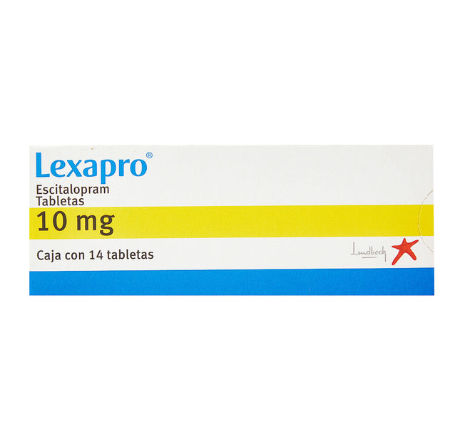 Lexapro 10 Mg 14 Tabletas