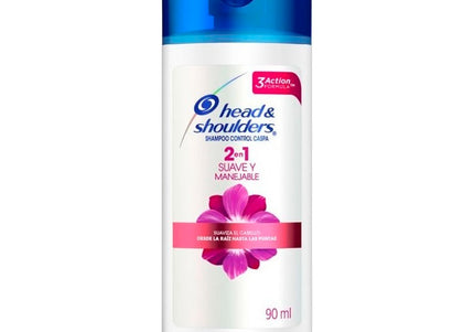 Shampoo Head-Shoulders 2 1 Suave Manejable 90 Ml