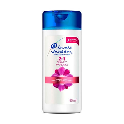 Shampoo Head-Shoulders 2 1 Suave Manejable 90 Ml